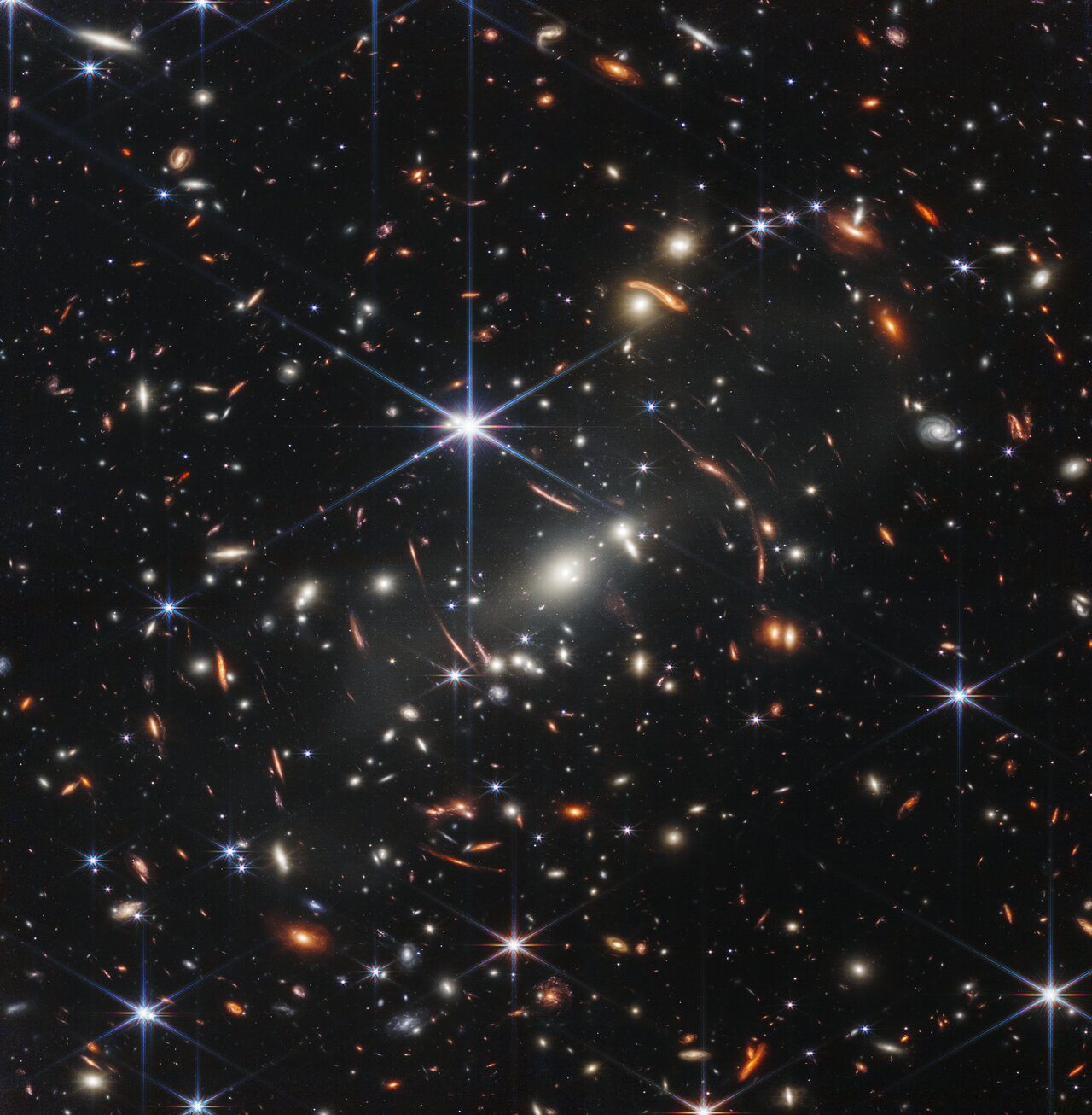 Webb's First Deep Field: galaxy cluster SMACS 0723